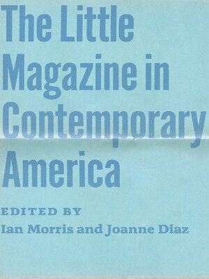 cover image of The Little Magazine in Contemporary America